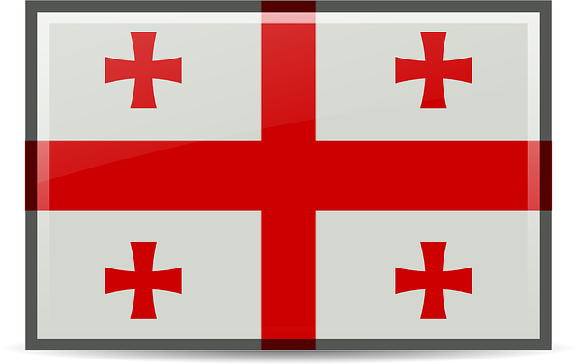 Georgien Reisen - Flagge
