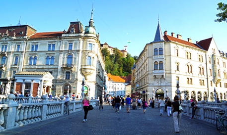 Ljubljana Innenstadt - Slowenien Reisen
