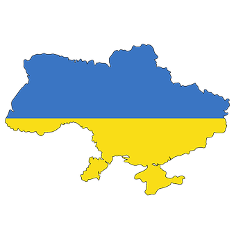 flagge Reisen in die Ukraine