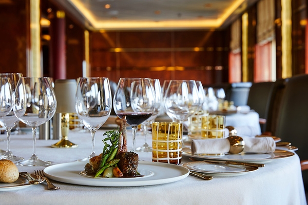 Hervorragende Dinner mit Silversea Cruises