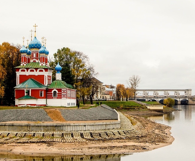 Uglitch - Flusskreuzfahrt von St.Petersburg nach Moskau
